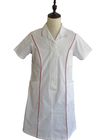 El oficio de enfermera blanco de secado rápido friega algodón médico del poliéster el 35% de los uniformes el 65%