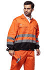 Chaquetas anaranjadas/altas de la visibilidad del amarillo, EN reflexivo ISO 20471 de la chaqueta de la seguridad