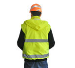 Manche la alta chaqueta resistente de la seguridad de los uniformes del trabajo de la visibilidad con las mangas desmontables