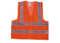 Trabajo anaranjado/el alto de la visibilidad del amarillo uniforma el chaleco de la fuerza del peso ligero hola para el trabajador de Warehouse