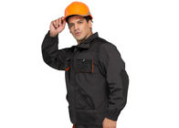 Rasgón anti durable de las chaquetas clásicas del trabajo industrial de la lona con la costura doble