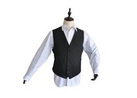Chaleco uniforme sin mangas personalizado del diseño de la moda del desgaste del trabajo del restaurante para el camarero