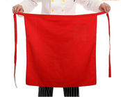 Delantal largo de cocinar limpio fácil blanco/del negro/del desgaste rojo del trabajo del restaurante de la cintura
