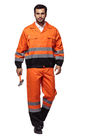La alta visibilidad profesional uniforma hola fuerza funcional multi anaranjado/del amarillo para al aire libre