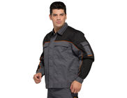 FAVORABLES chaquetas calientes del trabajo industrial, chaquetas resistentes del trabajo de la seguridad 300gsm 