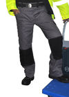 2 pantalones del uniforme del trabajo del cargo del tono, pantalones resistentes del trabajo con las rodilleras 