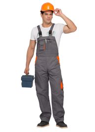Babero para hombre del tamaño multi durable y Workwear del apoyo con la cintura elástico cómoda
