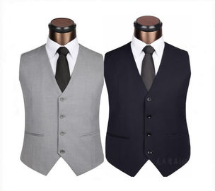 Chaleco uniforme sin mangas personalizado del diseño de la moda del desgaste del trabajo del restaurante para el camarero