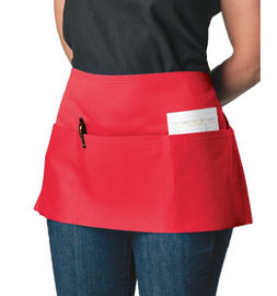 Medio delantal de la cintura de la comodidad del restaurante del trabajo de la cocina durable del desgaste con los bolsillos 
